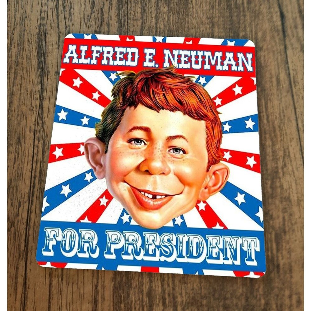 Alfred E Newman For President Mad‎ Mouse Pad